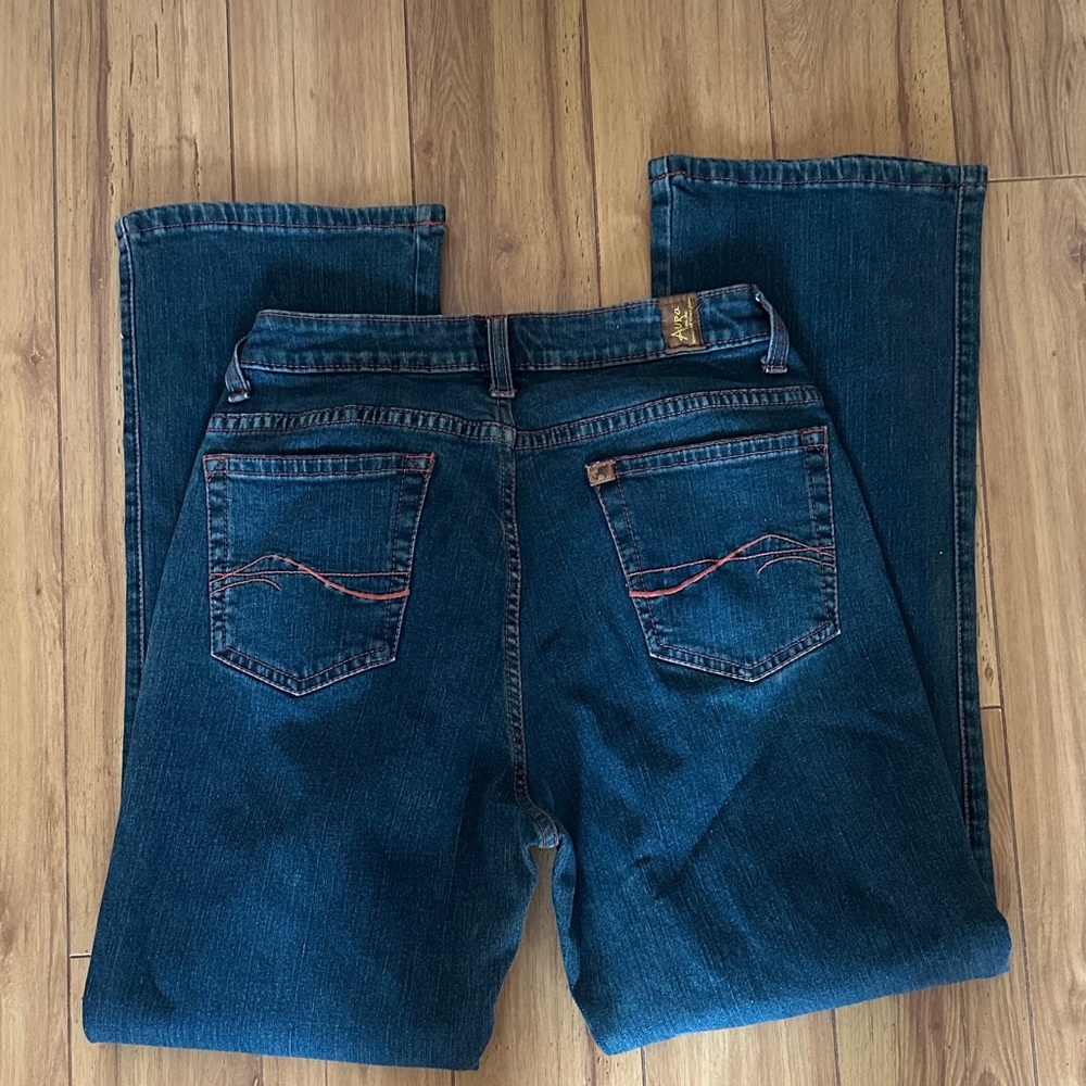 Classic Boot Cut Women's Jeans in Deep Blue